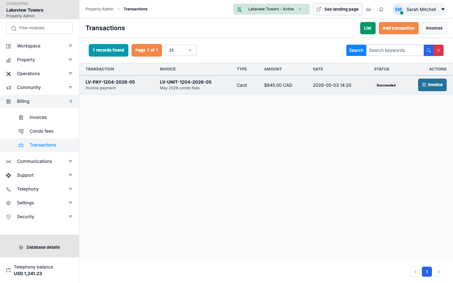 Transactions